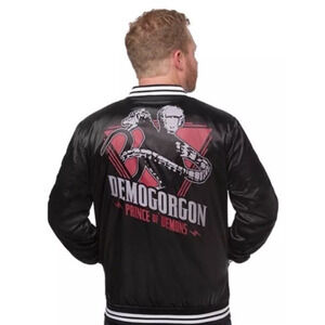 Dungeons & Dragons Demogorgon Bomber Jacket Black M Stranger Things